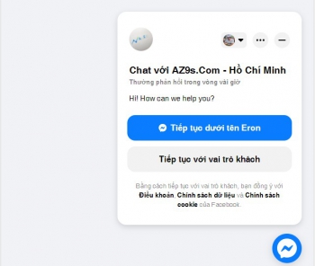 Nhúng chat Facebook Messenger vào web